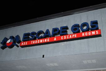 1. Escape 605 Axe Throwing & Escape Rooms